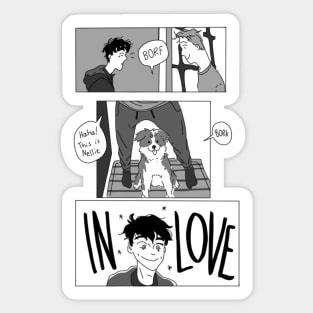 Heartstopper - Nellie, Charlie, and Nick Sticker